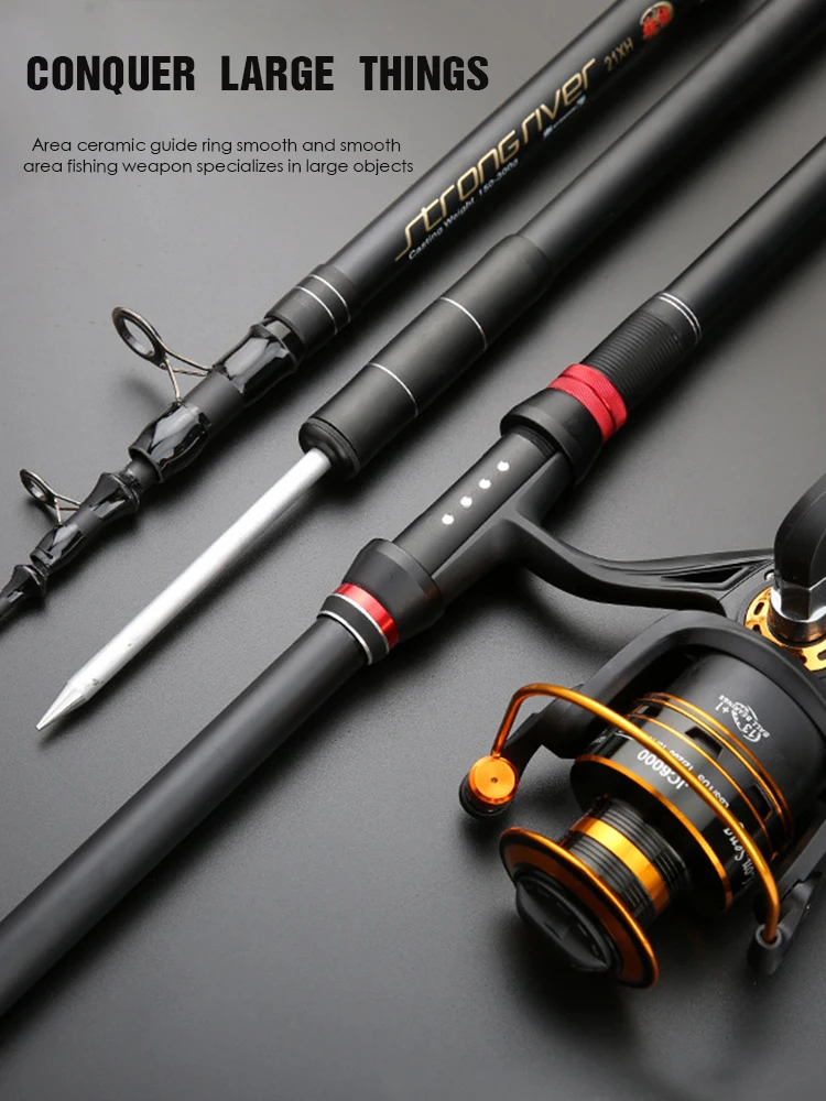 Супержесткая телескопическая удочка для морской рыбалки 3 6 м высокоуглеродистая