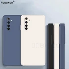 Чехол из жидкого силикона для Realme C11 C15 C3 5 6 7 Pro 6i 6s 7i XT OPPO A54 A74 A52 A72 A15 A53 A73 5G A5 A9 2020 A94, квадратный чехол