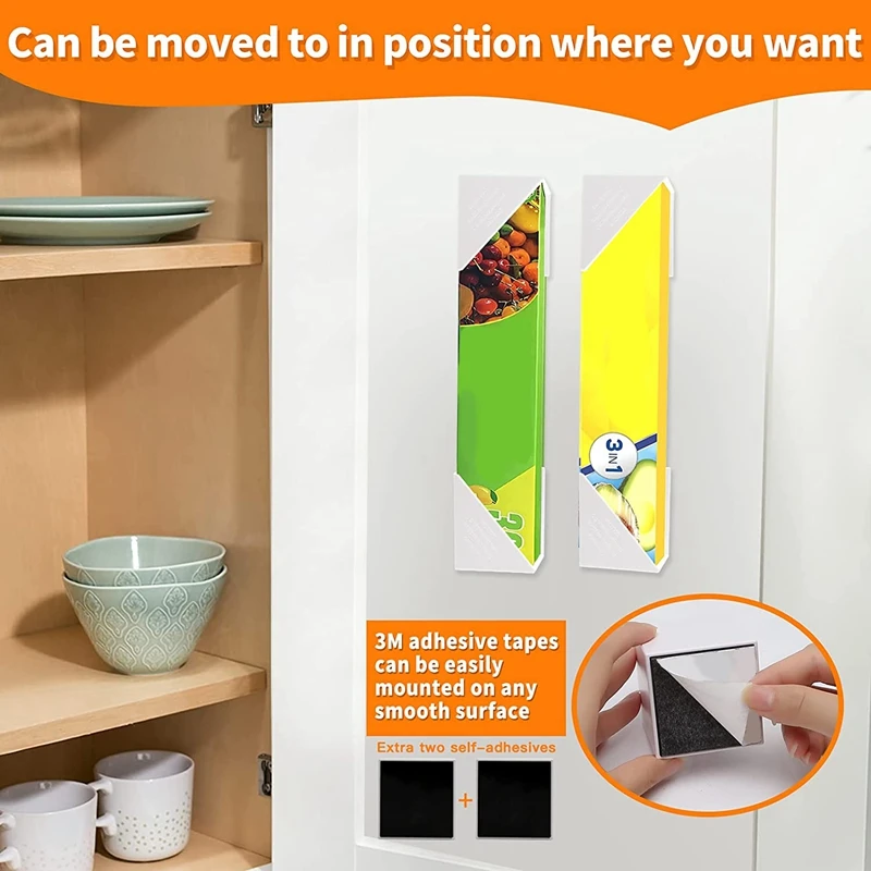 Органайзер для кухни и хранения 2 держателя-органайзера магнитная кухонная