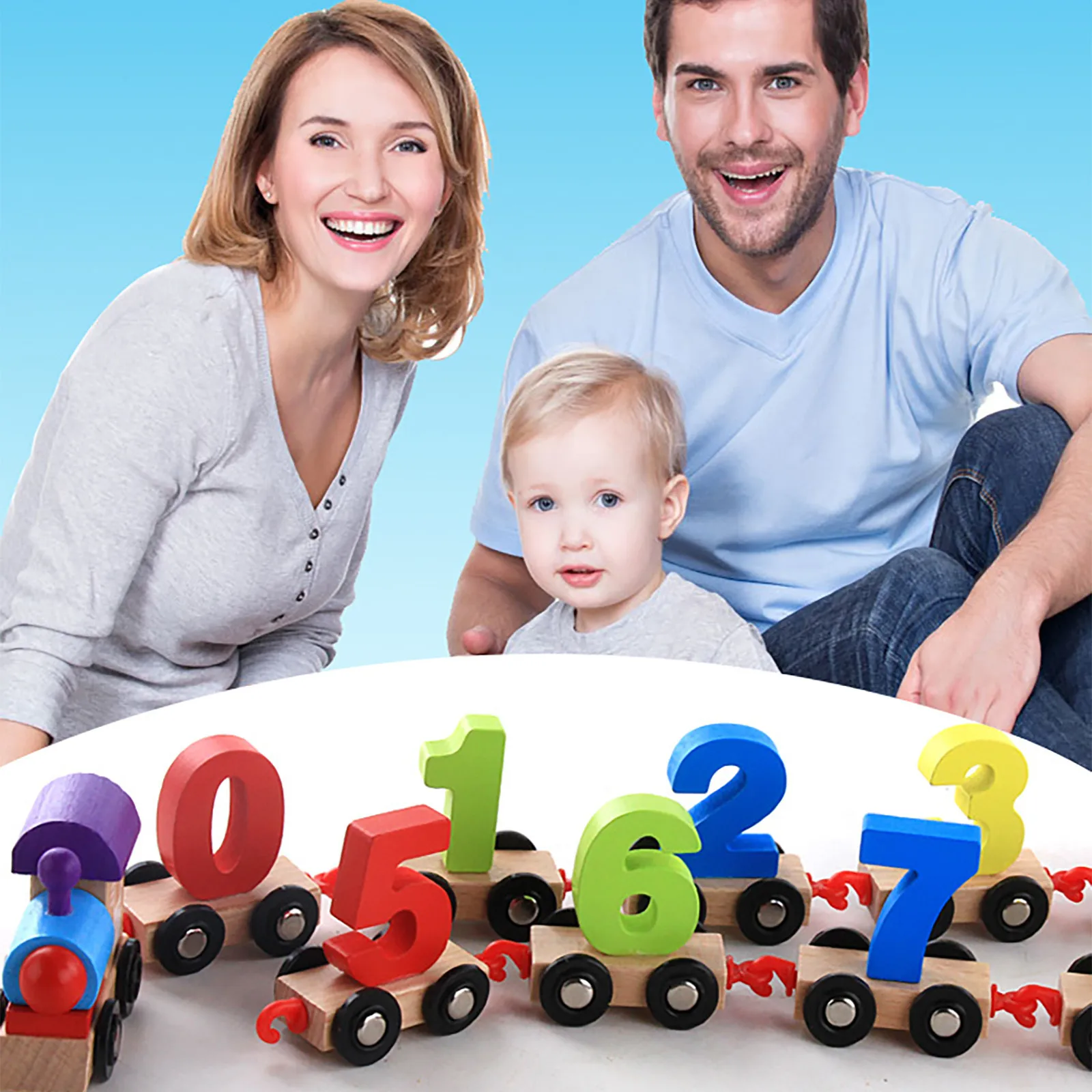 

The Latest And Different Train Toy Set City Car Home Alphanumeric Beech Early Childhood Education Children's Building Block Toys