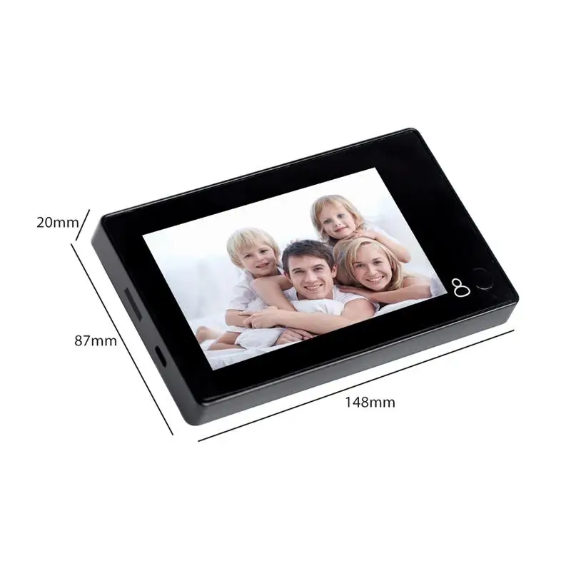 

1080P 4.3 inch USB Color Screen LCD Digital Doorbell camera 145 Degree Door Eye Doorbell Electronic Peephole Door Viewer