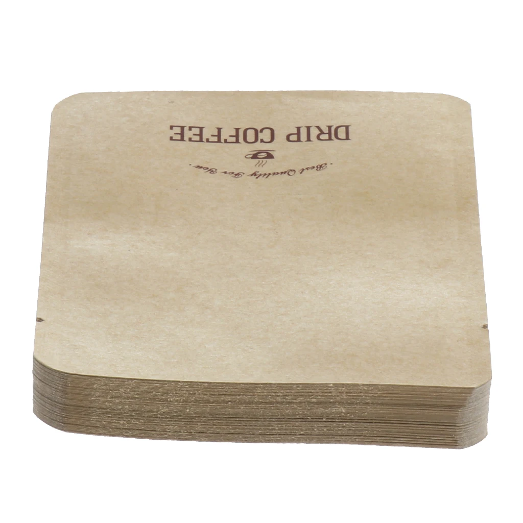 50 шт. алюминиевая фольга для подвесных капельных фильтров|Фильтры кофе| |