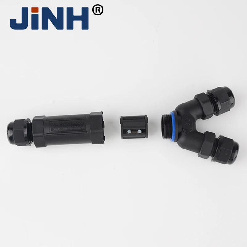 

Y-type Wire Plug 3/4/5pin Waterproof Cable Connector IP68 Gland Sleeve Connectors Quick Tee Connector