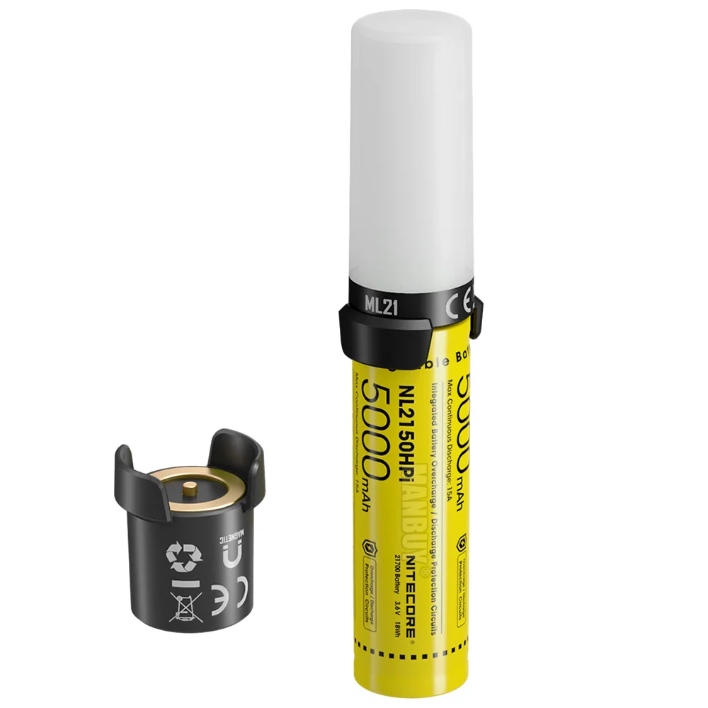Интеллектуальная аккумуляторная система Nitecore 21700 3 в 1 батарея NL2150HPi на 5000 мА · ч +