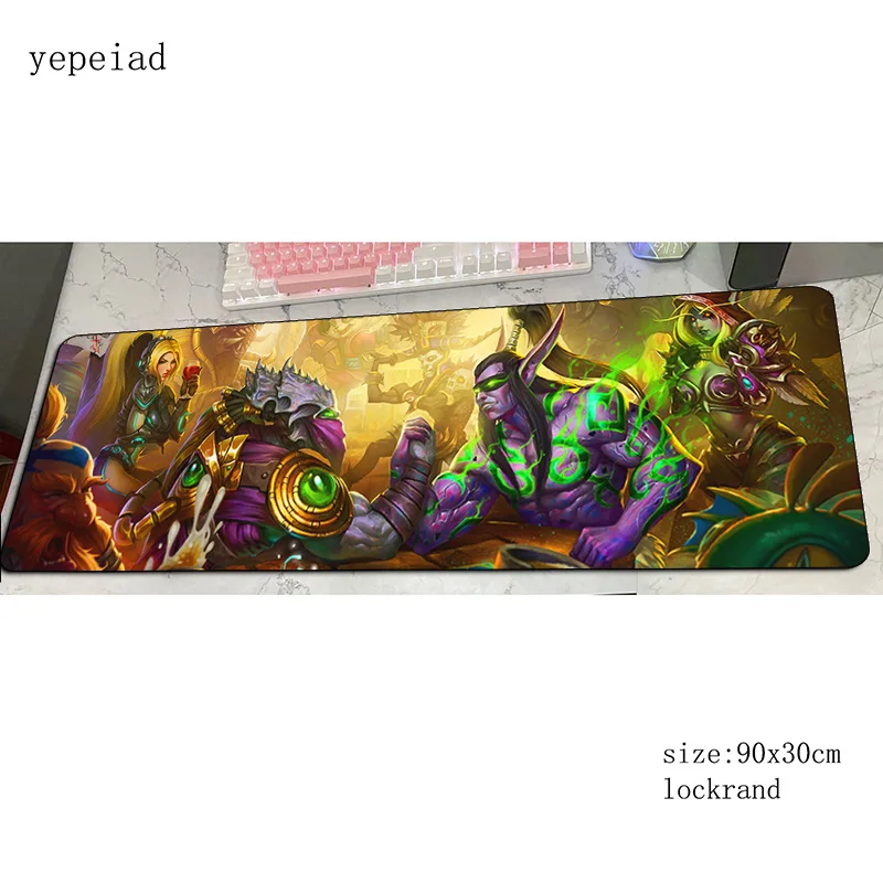 Коврик для мыши HearthStone 70x30 см резиновый Настольный коврик милые игровые