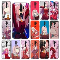 maiyaca zero two darling in the franxx anime phone case for vivo y91c y11 17 19 17 67 81 oppo a9 2020 realme c3