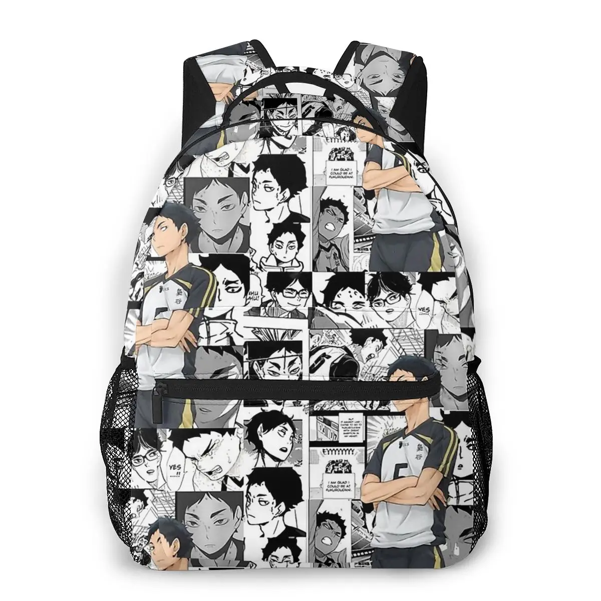 

Рюкзак Akaashi Keiji для девочек и мальчиков Haikyuu для волейбола для мальчиков дорожный рюкзак рюкзаки для подростков школьная сумка для взрослых