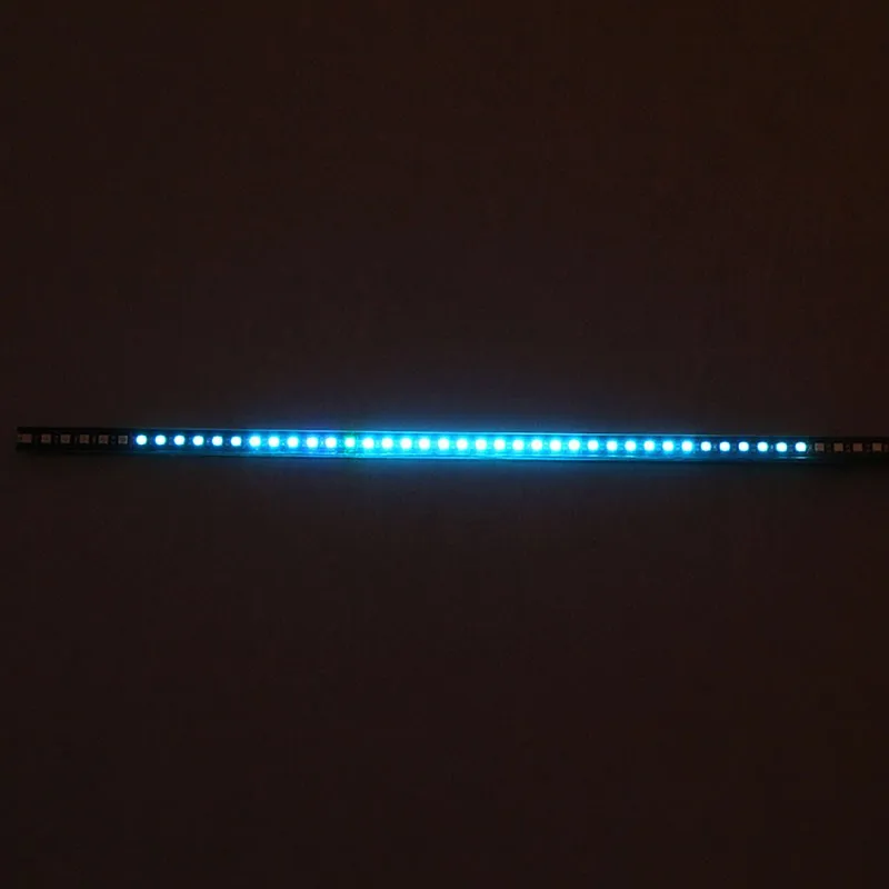 7 Color 48 LED RGB Knight Rider Scanner Flash Car Strobe Light Strip Kits |