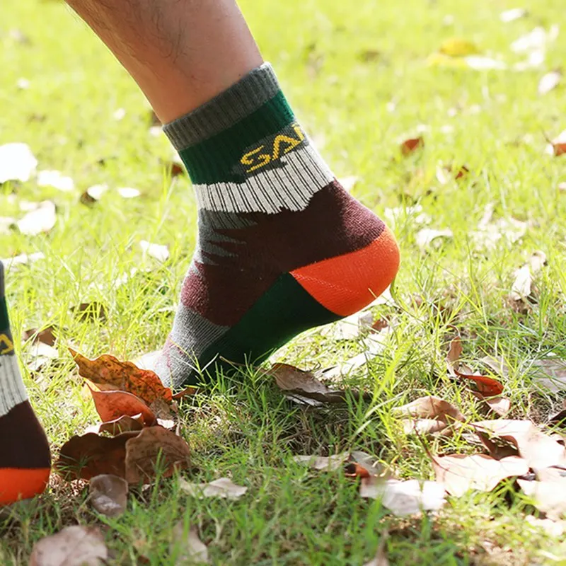 Мужские дышащие компрессионные камуфляжные носки для бега профессиональные