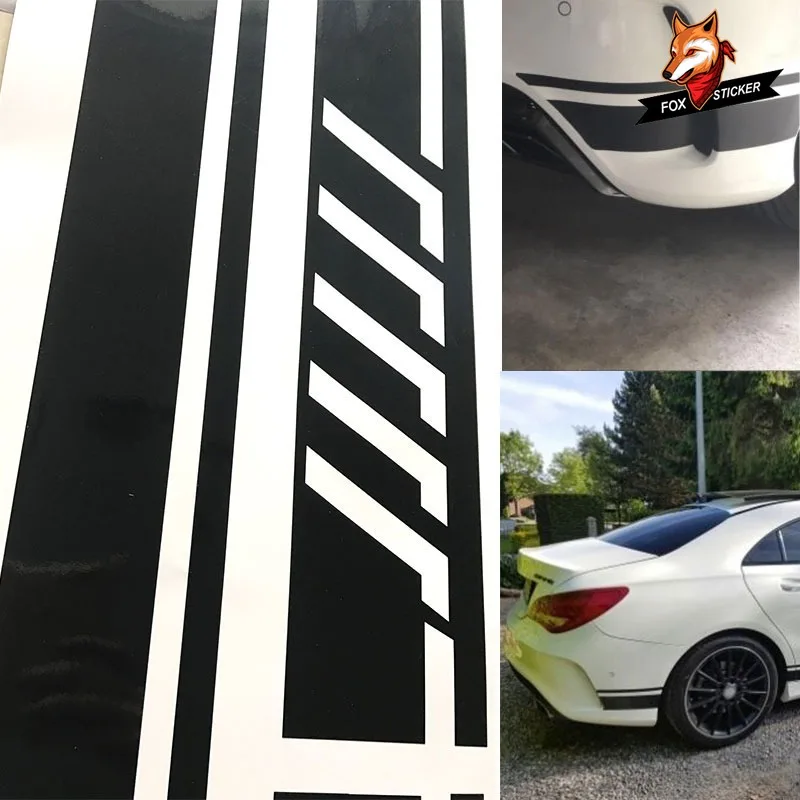 Наклейка на крышу автомобиля с боковой полосой и блендой для Mercedes Benz A Class W176 A45 AMG