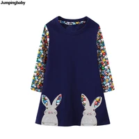 2021 vestidos girls dress costume roupa infantil menina children dresses rabbit unicorn kids clothes sukienka vetement fille