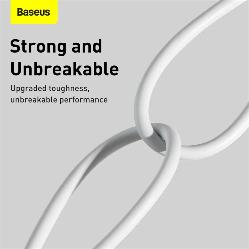 Baseus USB кабель для iPhone 12 11 Pro Max Xs X 8 Plus 2.4A быстрой зарядки 5s 6s 7 SE зарядный передачи