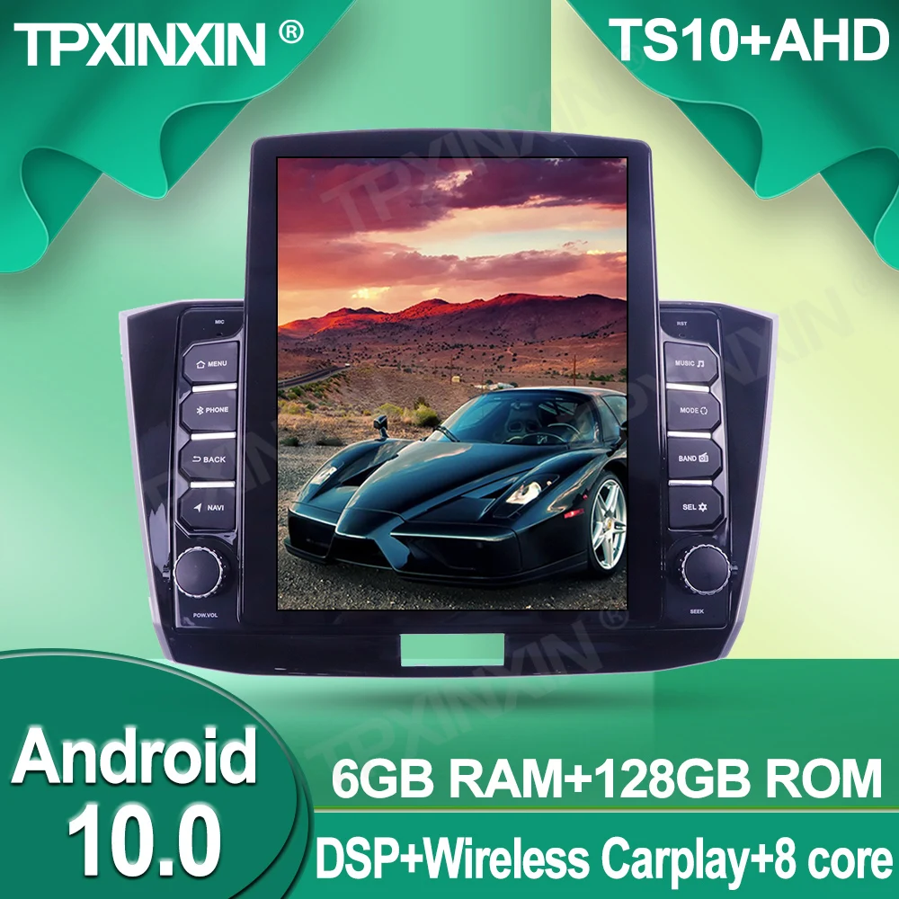 저렴한 폭스바겐 파사트용 무선 카플레이 자동차 스테레오 수신기, 안드로이드 6 + 2016G 6 + 2018G 라디오 플레이어 라디오 IPS 스크린, 대형 화면 128-128