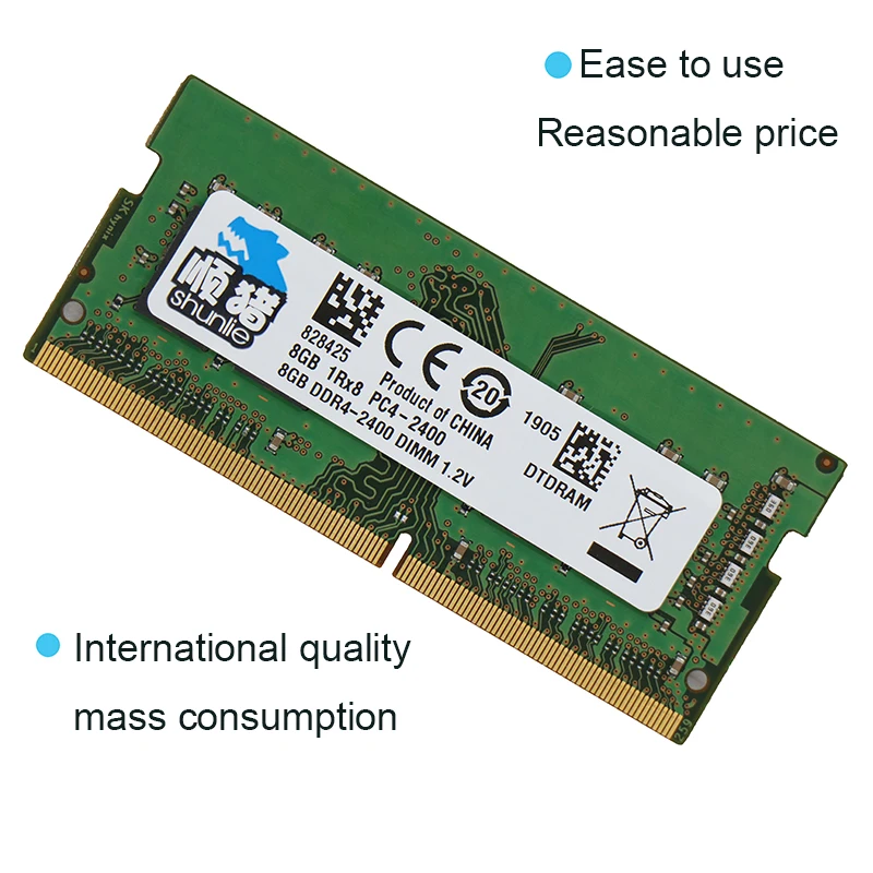 

shunlie ddr4 8GB 2133MHz 2400MHz 2666MHz 1.2V Notebook Laptop Sodimm Memory Ram