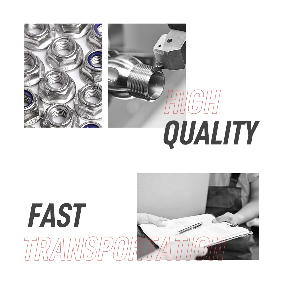 Нейлоновая металлическая вставка фланец гайки с шестигранным замком из