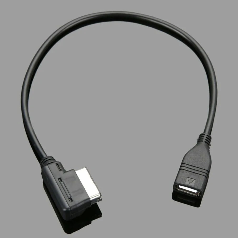 Черный ABS высокоскоростной медиа вход аудио MDI MMI AMI AUX к USB интерфейсу