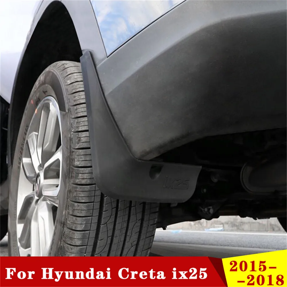 4 шт. Брызговики автомобильные передние задние брызговики для Hyundai Creta ix25 2015 2016 2017