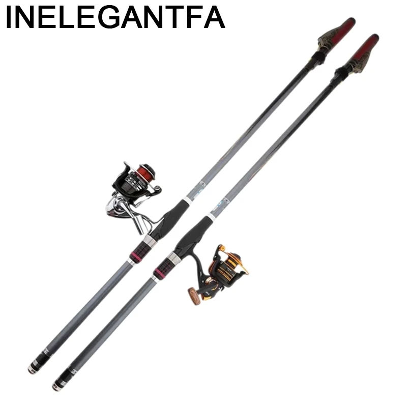 Seti Au Coup Vissen Angelrute Holder Casting Articulos Fly Material De Angeln Olta Pesca Pescaria Canne a Peche Fishing Rod enlarge