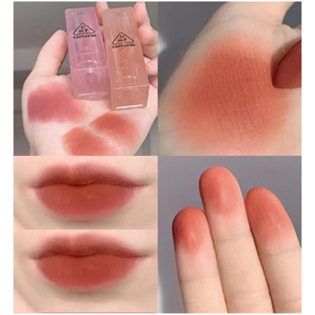 

Moisturizing Lipstick Dark Red Orange Matte Velvet Cream Long Lasting Waterproof Strawberry Cherry Velvet Matte Lipstick