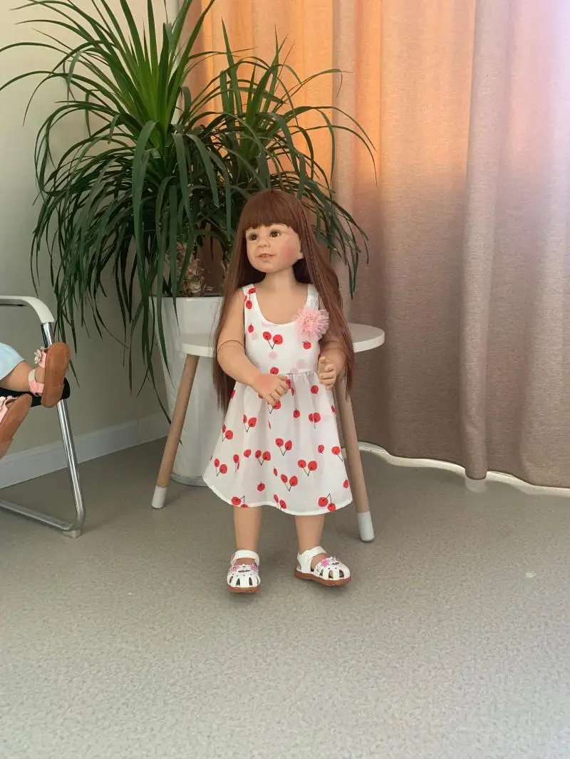 Кукла Reborn Baby Doll 87 см 34 дюйма силикон цельное тело Детская жизнь игрушки для детей |