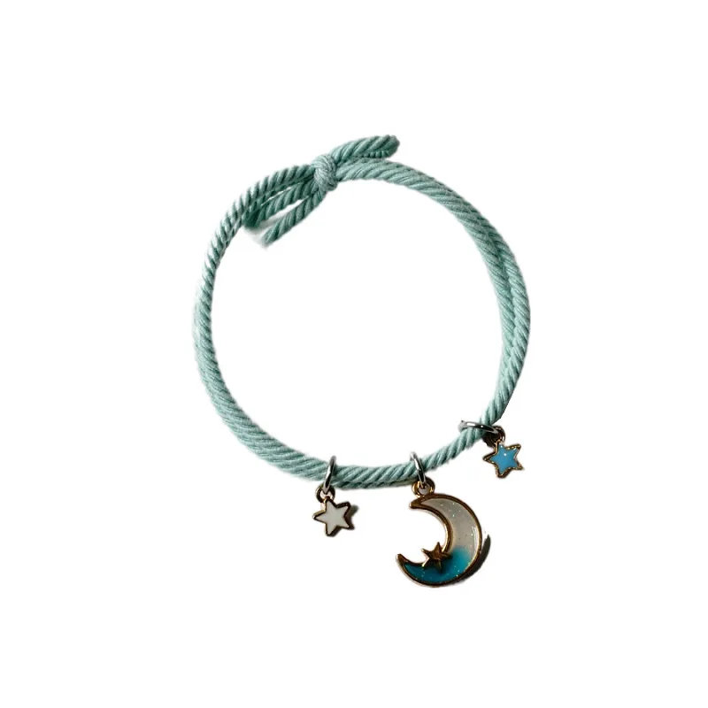 

Simple New Headband Fashion Star Moon Hair Bands Headwear Girl Rubber Band Elastic Hair Hoop Kawaii Children Head Rope Wholesale