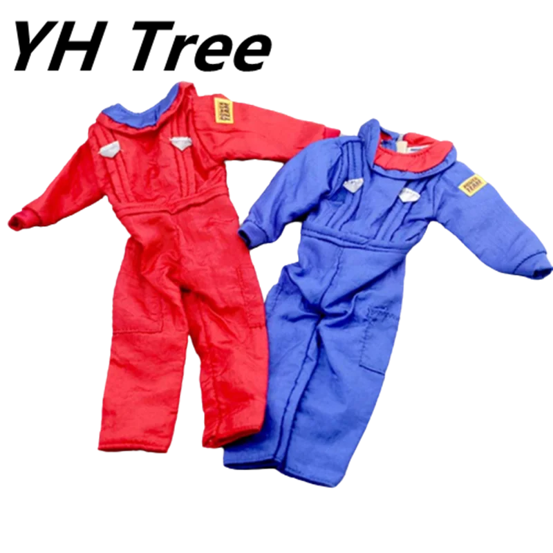 1/6 Scale аксессуары для мужской одежды красный и синий боди локомотив комбинезон