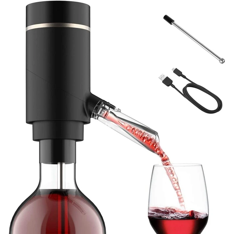 

Electric Wine Aerator Pourer - Multi-Smart Automatic Filter Wine Dispenser,One-Press Wine Oxidizer, On/Off Aeration