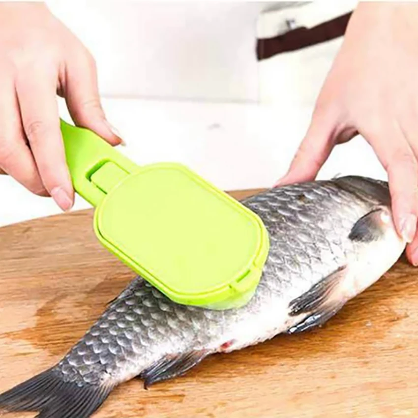 Рыболовные Весы из нержавеющей стали с пластиковой ручкой скребок для рыбной