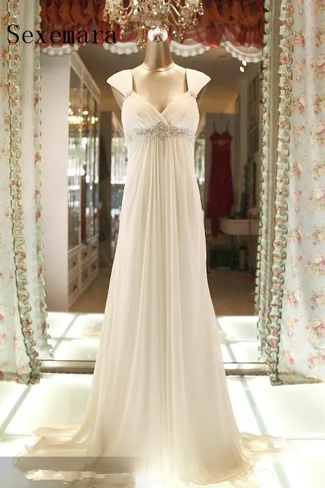 

Custom Sexy Backless chiffon long Prom gown 2018 vestidos crystal beading Evening Gowns Formal Mother of the Bride Dresses