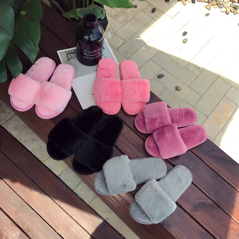 Большие размеры 36-41 Популярные женские шлепанцы Обувь на плоской подошве Модная