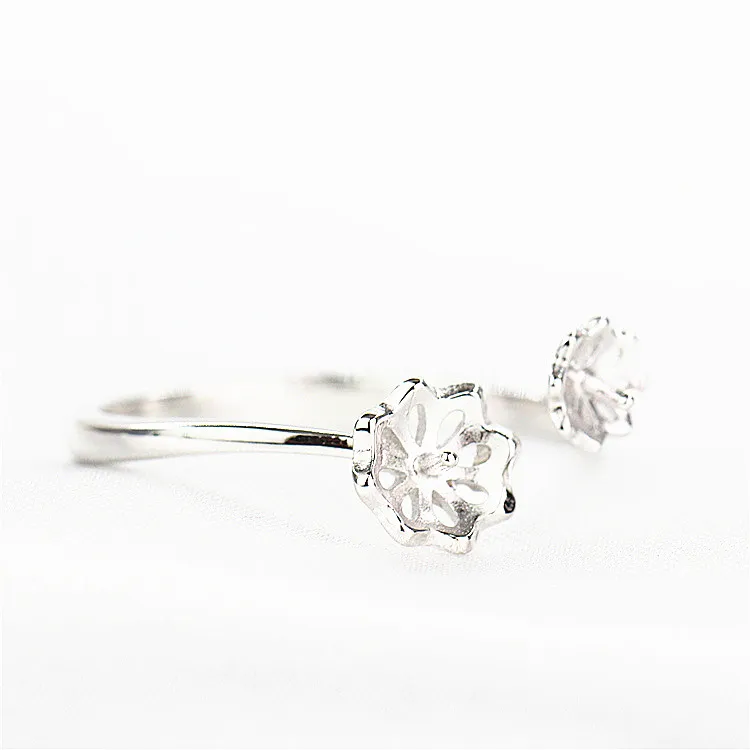 Обручальное кольцо из стерлингового серебра 925 пробы с жемчугом 5 мм 7 10