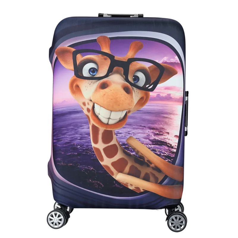 Fashion Luggage Protection Cover Child Cartoon Trolley Case Dustproof Elastic Cover For 19-32inch Suitcase Travel Accessories