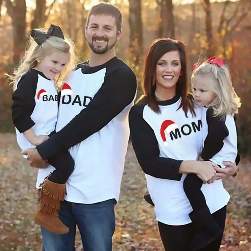 Длинная футболка с пэчворком для папы мамы дочки и сына одежда всей семьи мама я