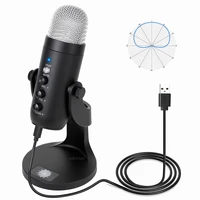 professional usb condenser microphone for pc computer podcasting recording microphone gaming streaming studio mic for youtube