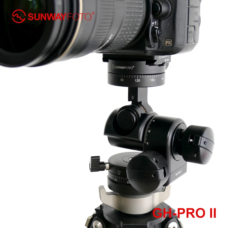 SUNWAYFOTO GH PRO II для камеры Sony Nikon Canon DSLR панорамная головка Arca Swiss штатива