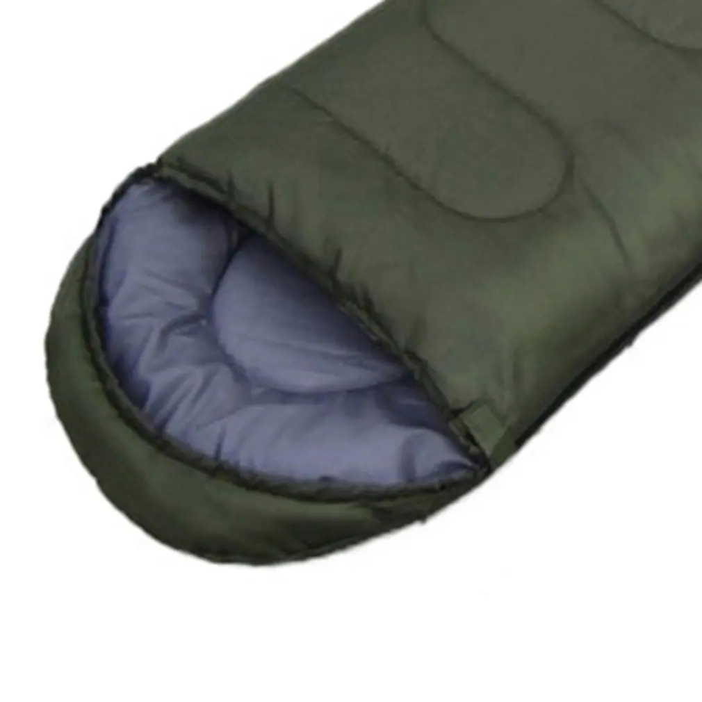 

Envelope Outdoor Camping Adult Sleeping Bag Portable Ultra Light Waterproof Travel Hiking Sleeping Bag with Cap