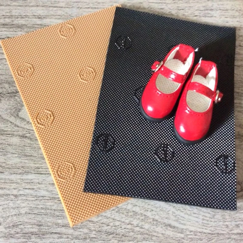 

Doll Shoes Material Sole Thick1.2mm Doll Shoes Accessories DIY Thin Doll Soles 13cm*9cm