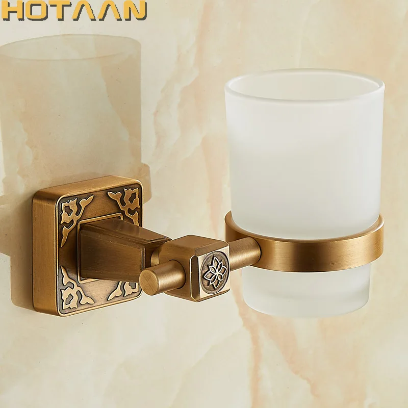 

New Arrival Aluminium Single Tumbler Holder Cup & Tumbler Holders Toothbrush Holder Bathroom Accessories Banheiro YT-14197