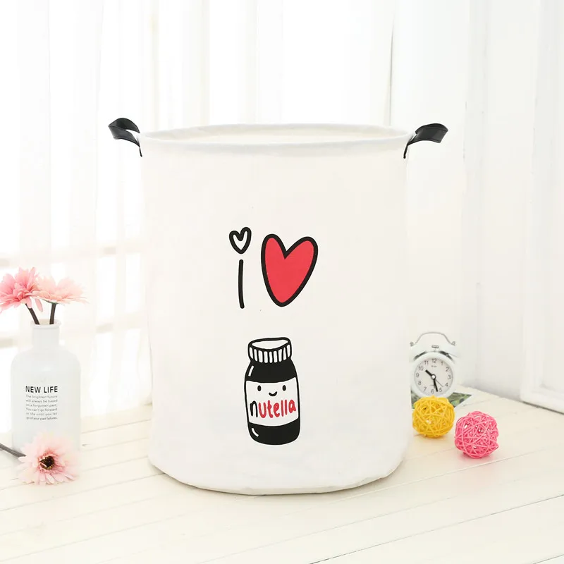 Laundry Basket Picnic Stand Toy Storage Box Handle Super Large Bag Cotton Washing Dirty Clothes Big Organizer Bin | Дом и сад