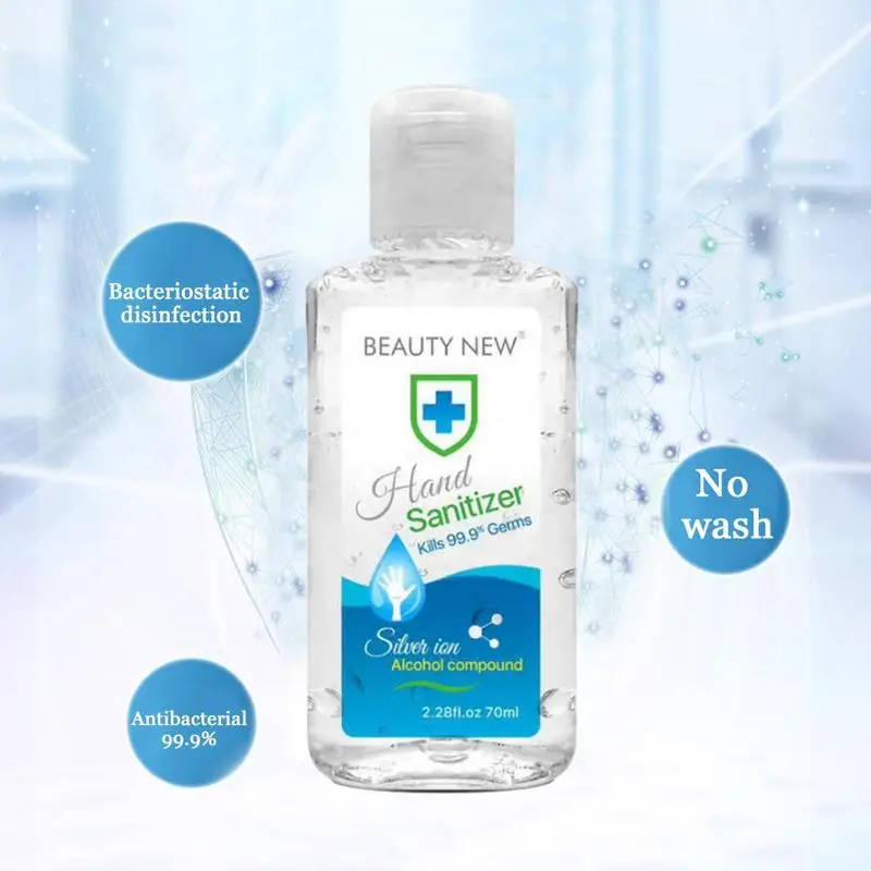 70 мл Антибактериальный Дезинфицирующий Гель для рук одноразовый