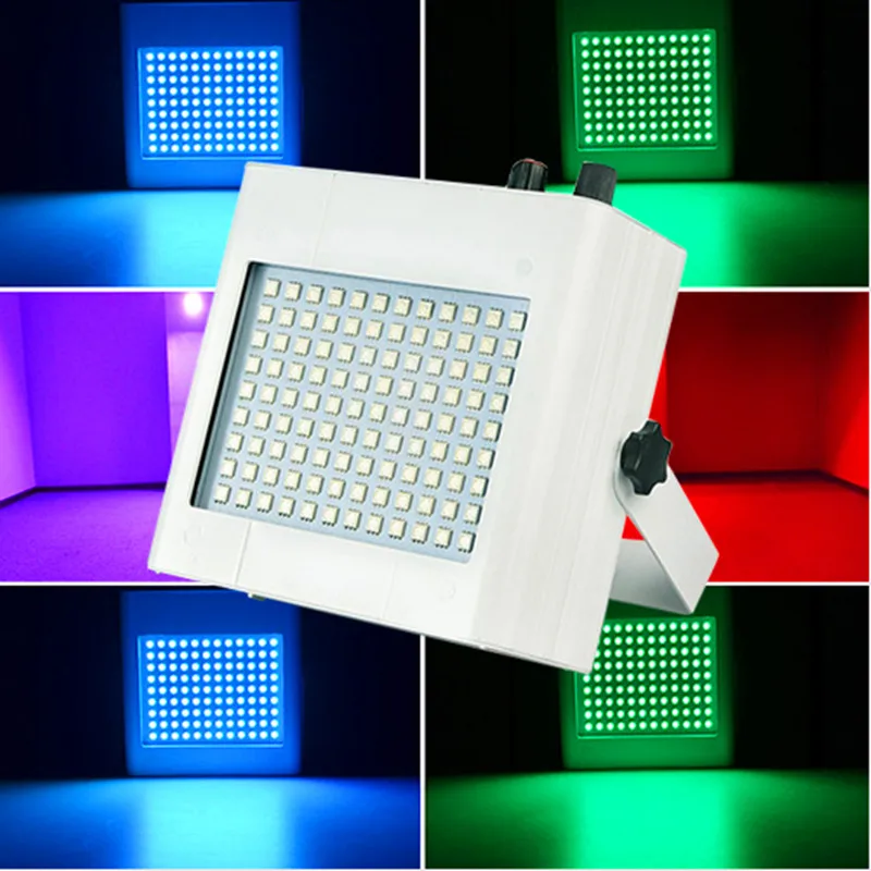 Портативный звук Управление 108 RGB/белый SMD5050 светодиодный мерцающий светильник