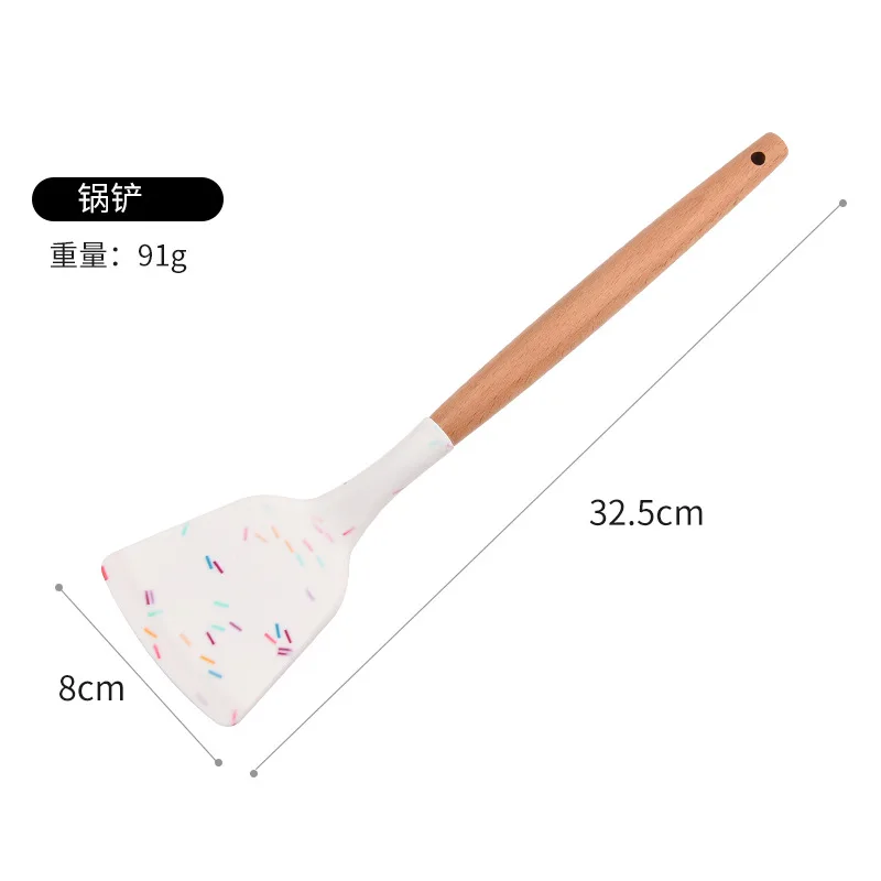 Лопатки из нержавеющей стали с деревянной ручкой силикагель плита 13 предметов