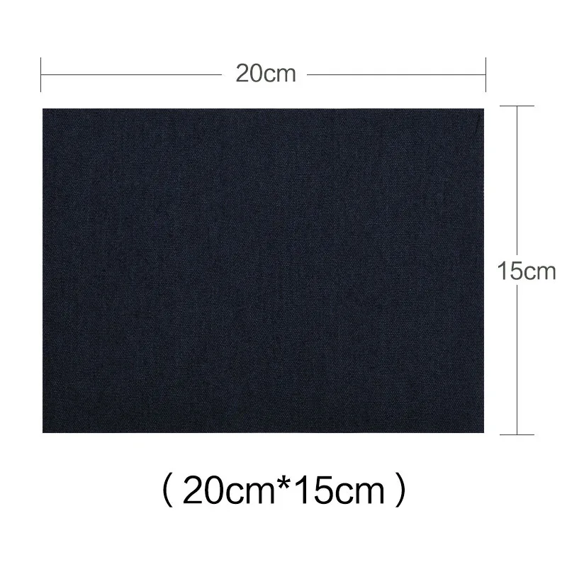 15*20CM Jeans Elbow Fabric Iron-on Denim Patches Clothes DIY Repair Pants Knee Applique Apparel Self-adhesive Hole Patch | Дом и сад