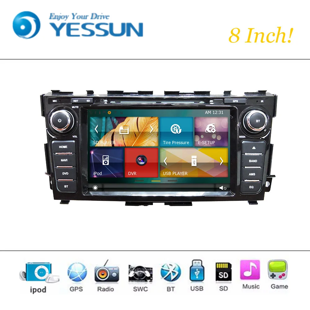 Автомобильный DVD плеер Wince система для Nissan Teana 2013 2015 Авторадио Стерео GPS навигация
