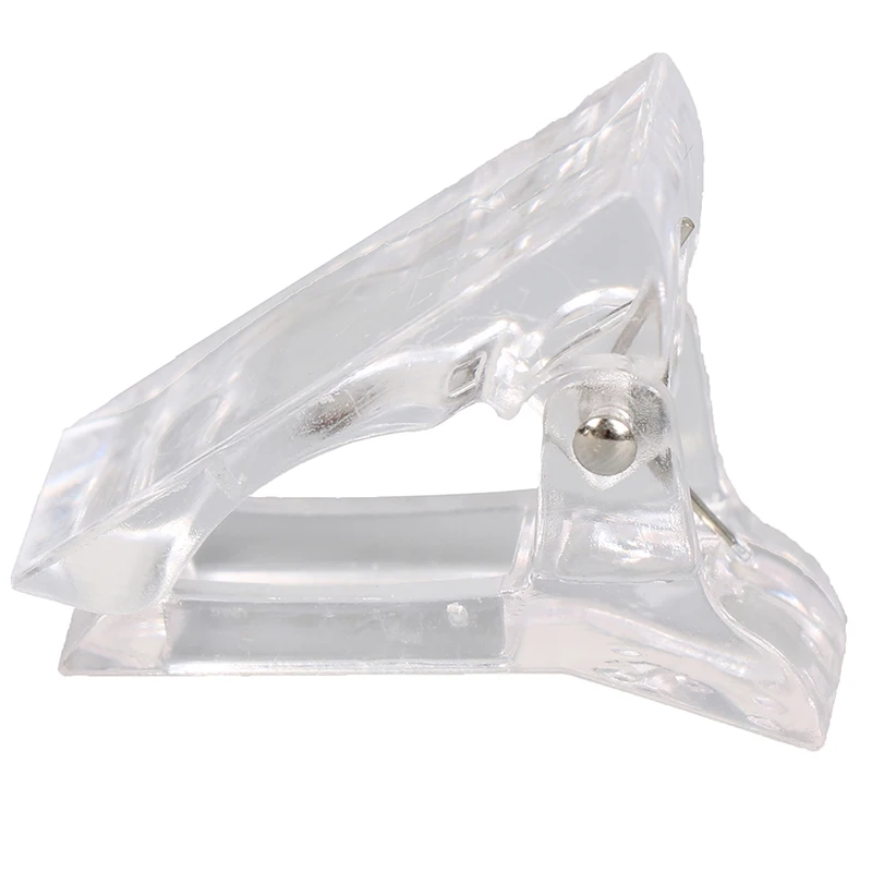 

5Pcs Practical Plastic Transparent Gel Quick Building Nail Tips Clips Fingernail Extension UV LED Builder Clamps Nail Art Tool