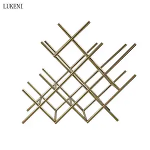 Винный шкаф в европейском стиле, металлический шкаф для вина, для ресторана, простой и нестандартный, с гальваническим покрытием, креативная домашняя фурнитура для вина