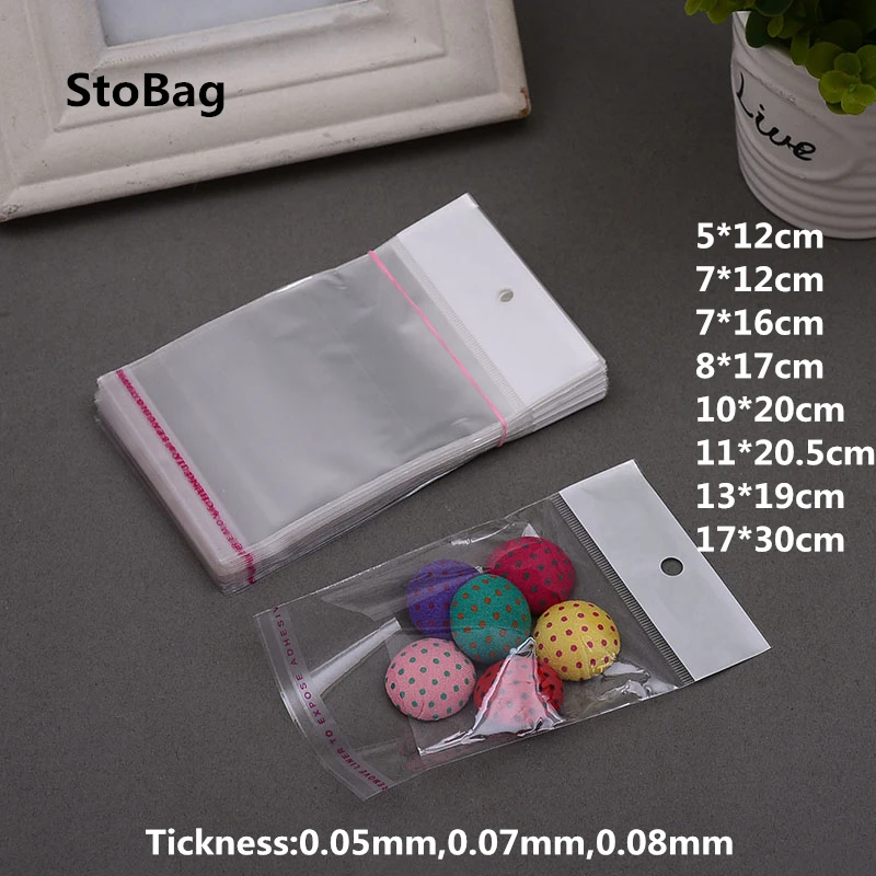 

StoBag прозрачные самоклеящиеся пакеты 100 шт.