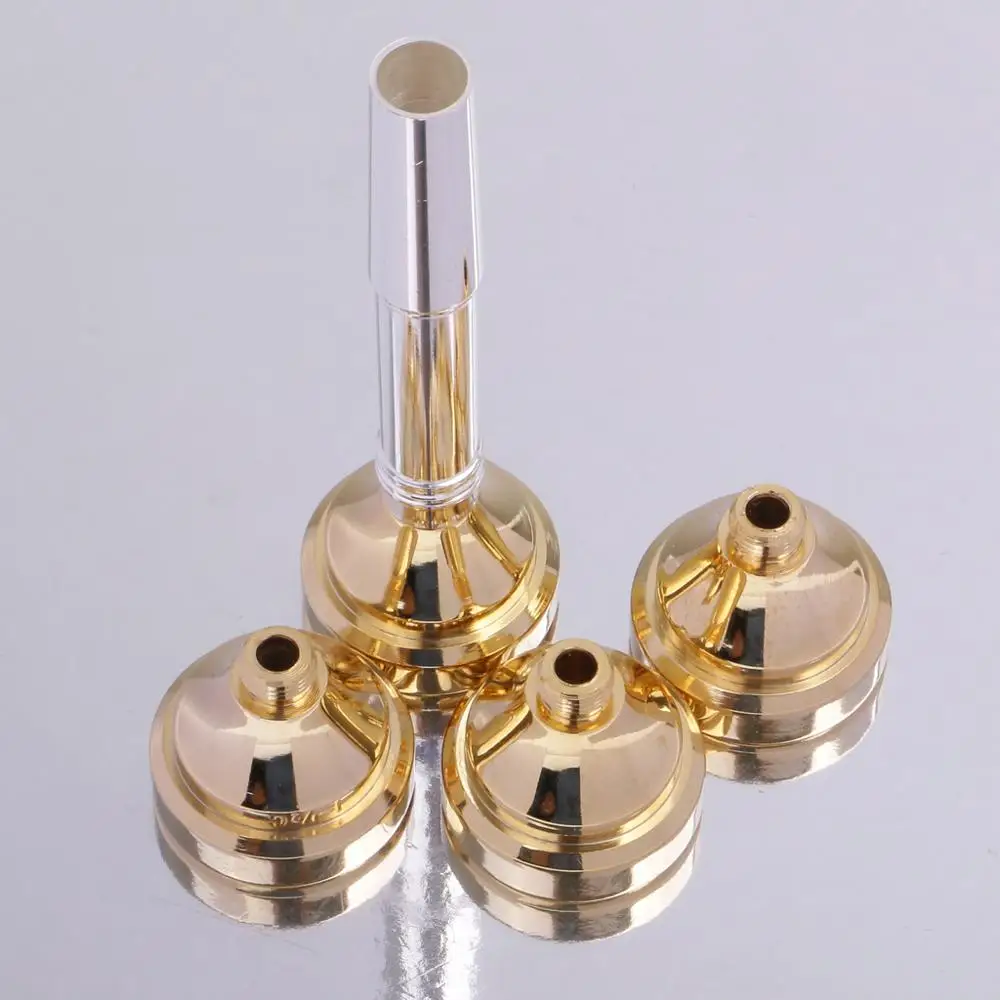 Коробка/4 шт 3C 5C 7C 1 1/2C труба Мундштуки для Trumpeter музыканты подарок|Латунные детали