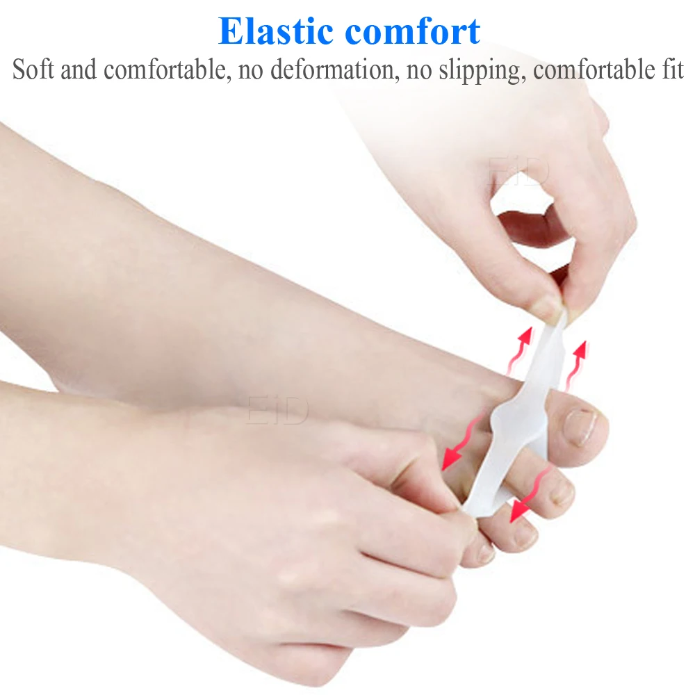 Силиконовый гелевый ортопедический пластырь для большого пальца ноги - купить по