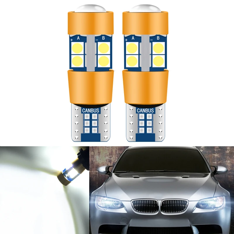 2x T10 W5W LED Samsung 3030SMD автомобильные габаритные лампы для Infiniti Q50 Q60 Q70 Q80 QX30 QX50 QX56 QX60 QX70
